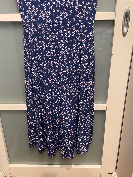 Gilli Navy Dress with Pink Floral Design, S, NWT - Picture 10 of 12